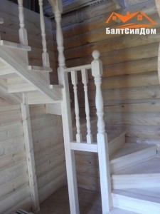Купить деревянную лестницу Калининград