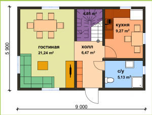 СИП-дом по военной ипотеке в Калининграде. Первый этаж